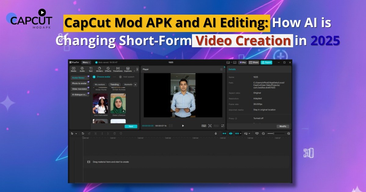 CapCut Mod APK AI Editing