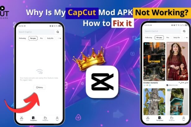 Why CapCut Mod APK Not Working