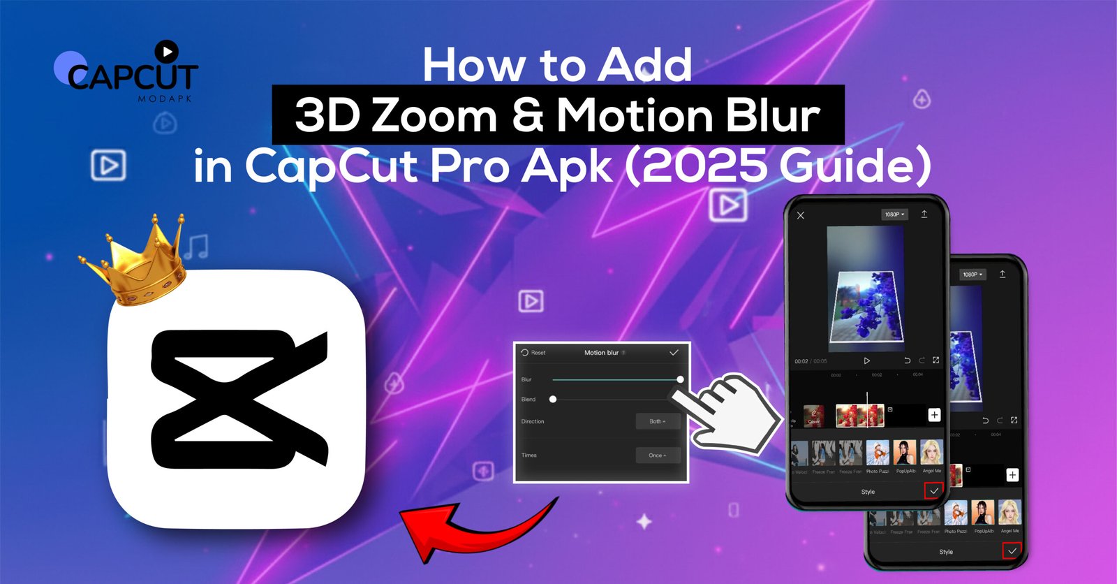 CapCut 3D zoom effects